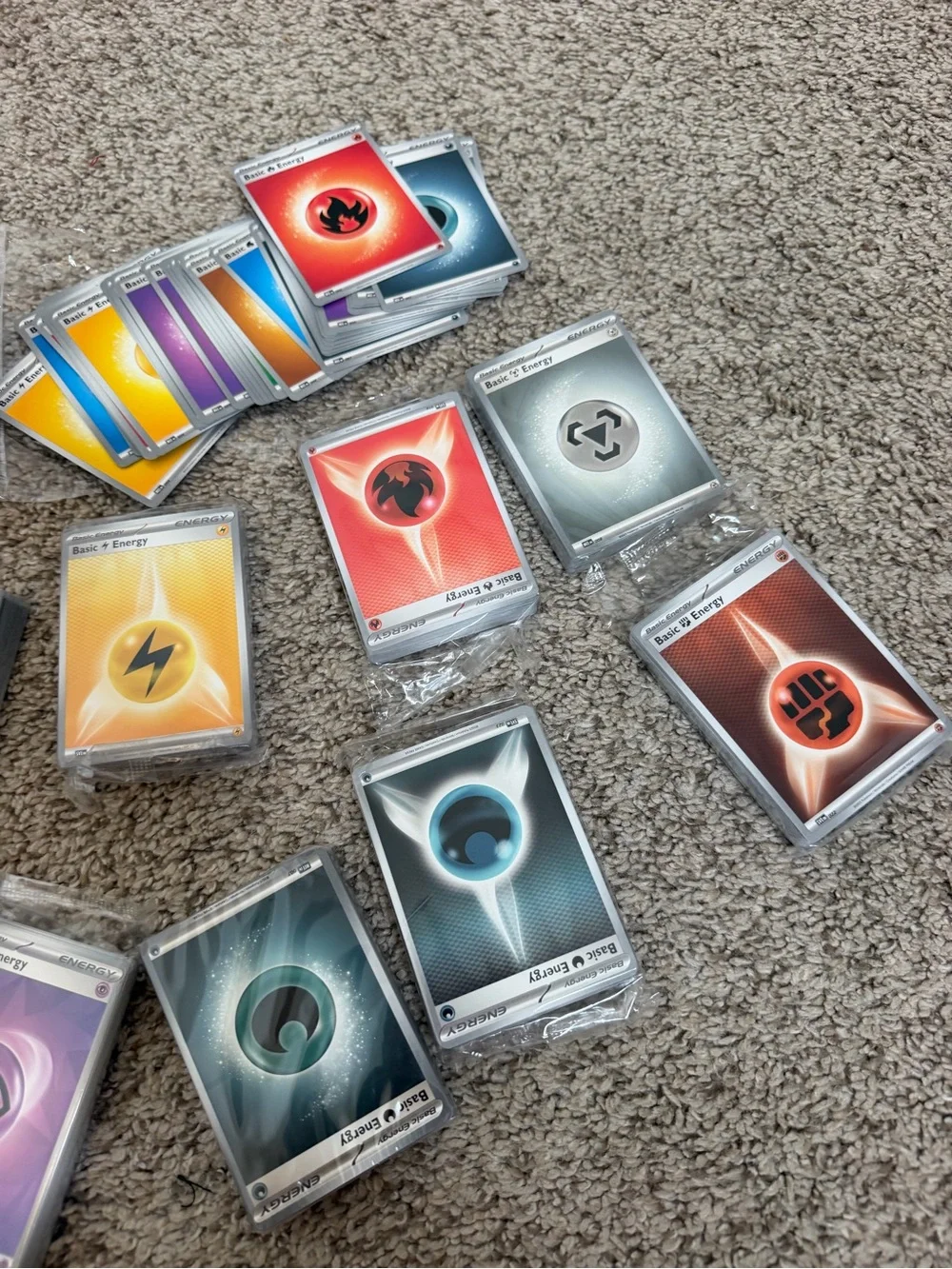 Pokémon TCG Basic Energy Bulk Card Lot Mixed Types
